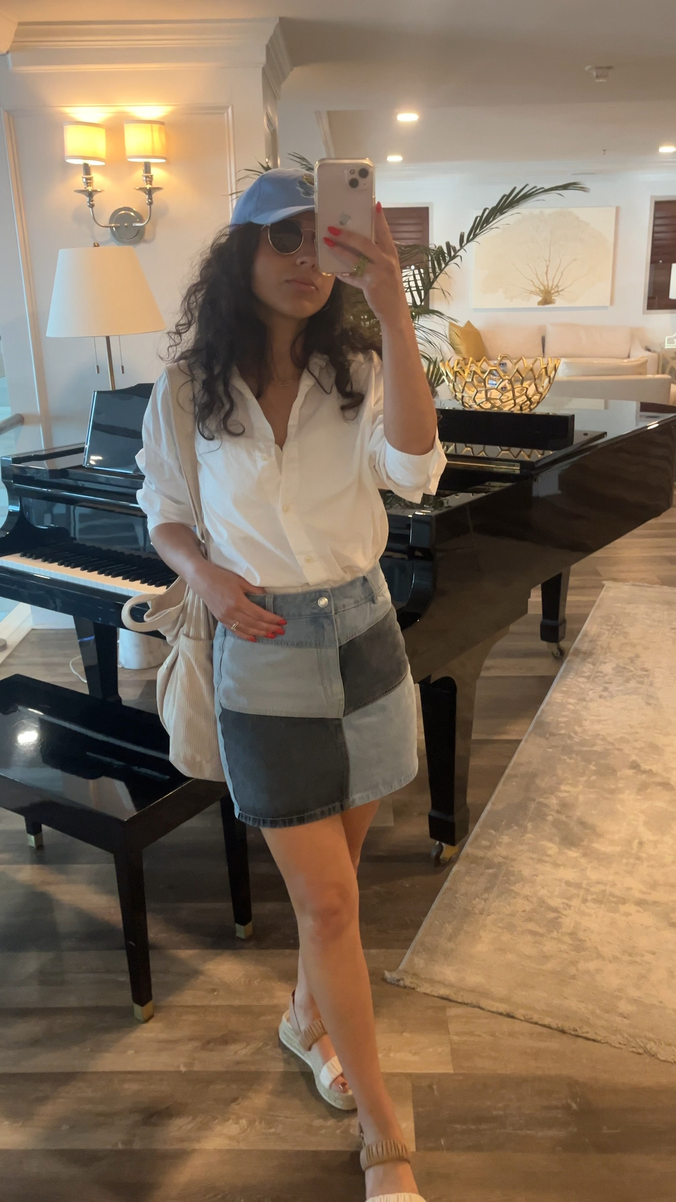 My favorite summer outfit for yachting and boating! 

Summer travel style, denim skirt outfit, casual summer staple pieces, capsule wardrobe pieces, outfit for boat 

#LTKFindsUnder50 #LTKStyleTip #LTKTravel
