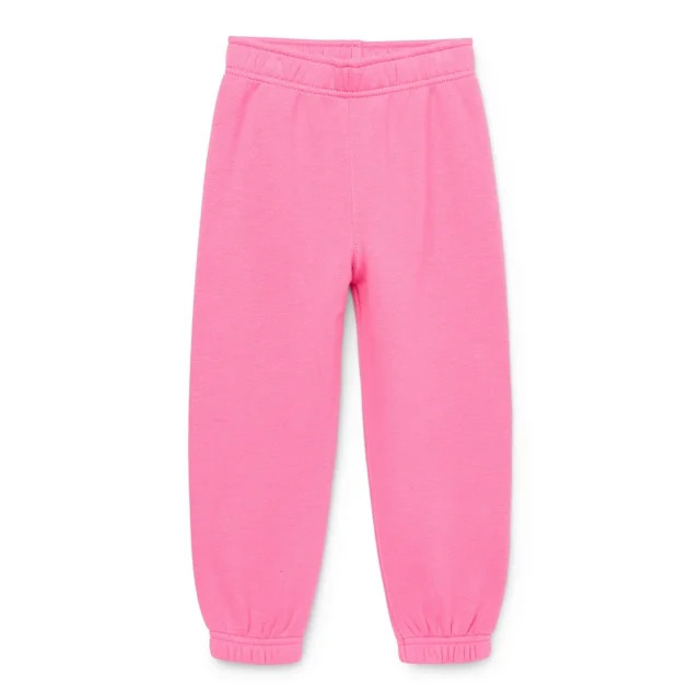 Garanimals Toddler Girl Solid Fleece Joggers, Sizes 2T -5T | Walmart (US)