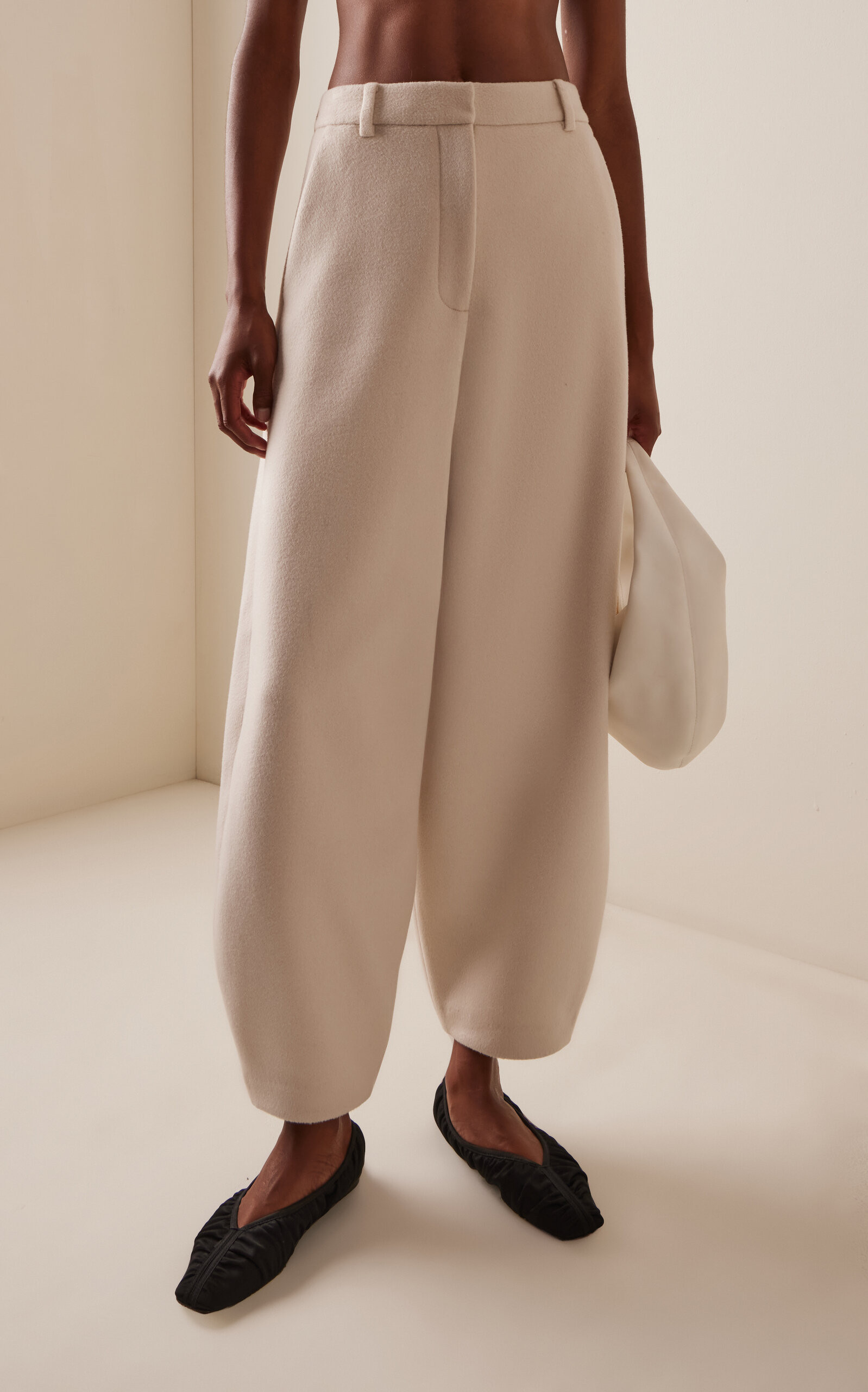 Carlien Wool Barrel-Leg Trousers | Moda Operandi (Global)