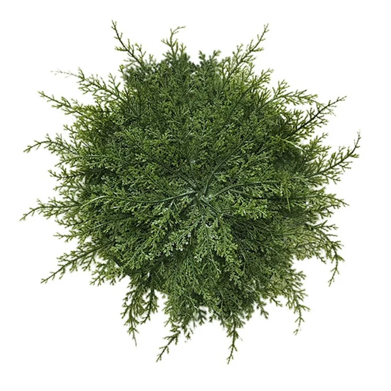 Simulation Plant Placemat, Faux Cedar Placemats Faux Cedar Greenery Placemats Round Cedar Christm... | Walmart (US)