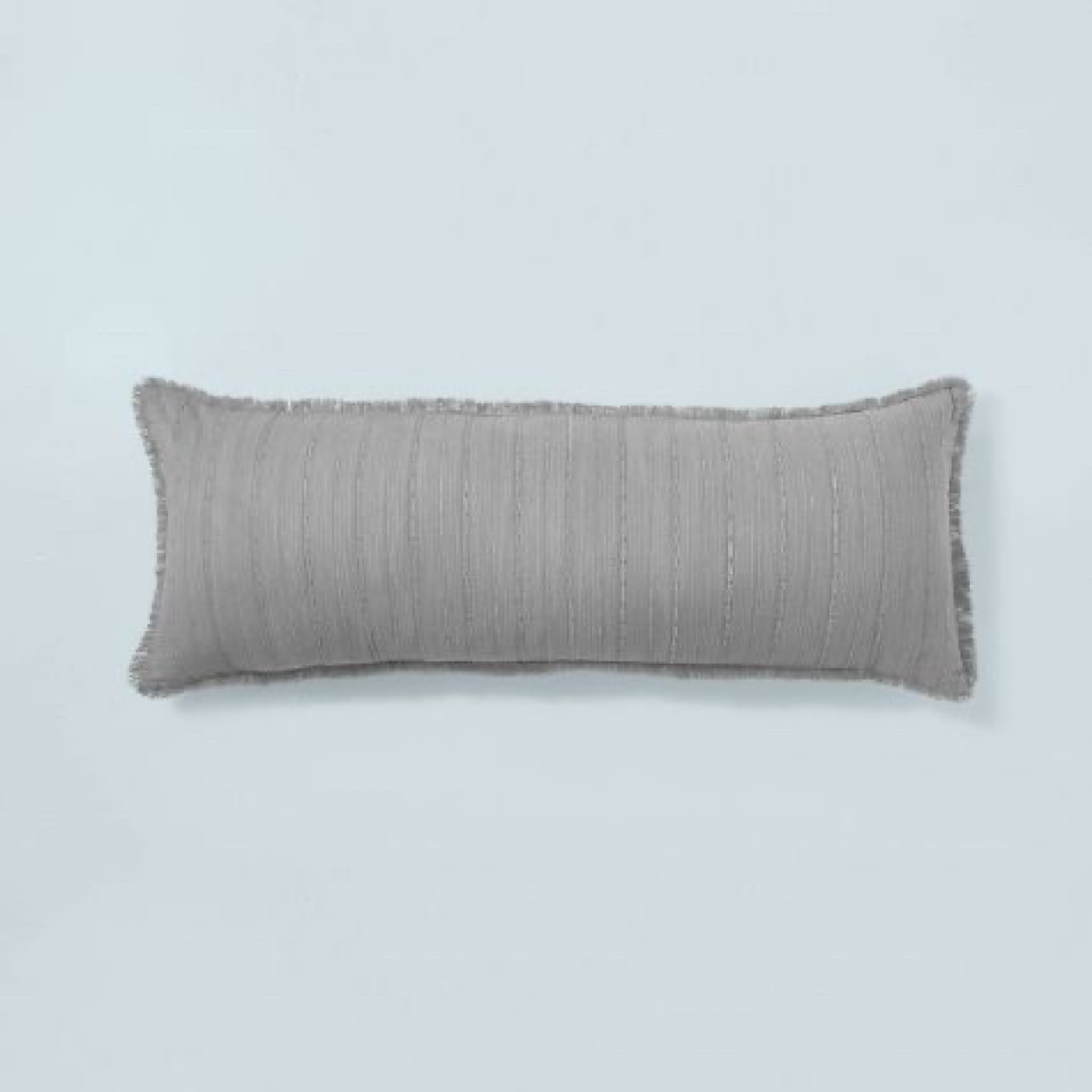 16"x42" Washed Loop Stripe Lumbar Bed Pillow - Hearth & Hand™ with Magnolia