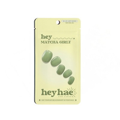 Heyhae Gel Nail Wrap - Hey Matcha Girly - 28pc | Target