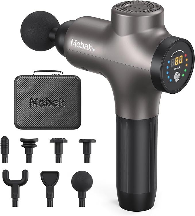 Mebak 3 Massage Gun, Massage Gun Deep Tissue for Athletes, Professional Muscle Percussion Massage... | Amazon (US)