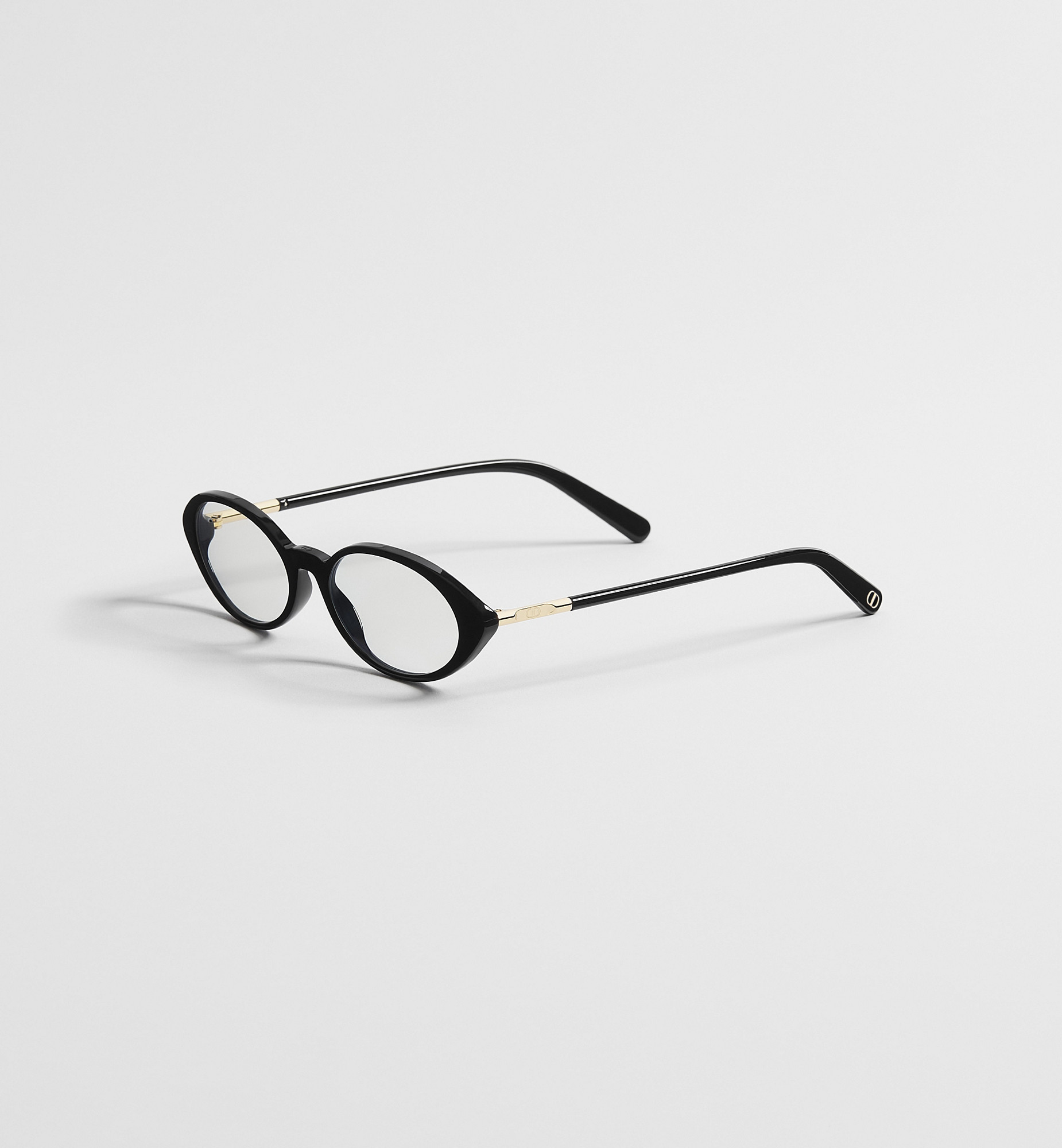 MiniCD R8I Black Oval Glasses with Blue Light Filter | DIOR | Christian Dior Parfums UK