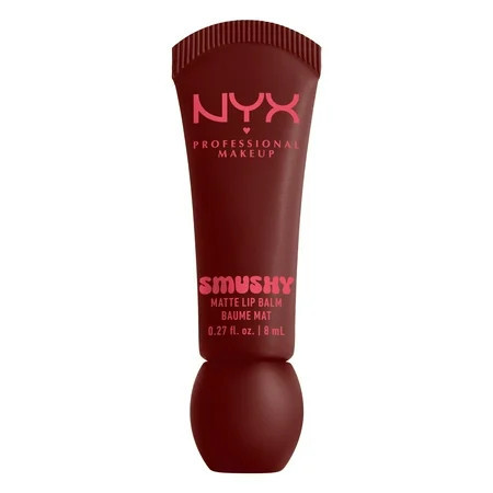 NYX Professional Makeup Smushy Matte Lip Balm Smudge Fudge Chocolate Brown Stocking Stuffers 0.27 fl oz | Walmart (US)