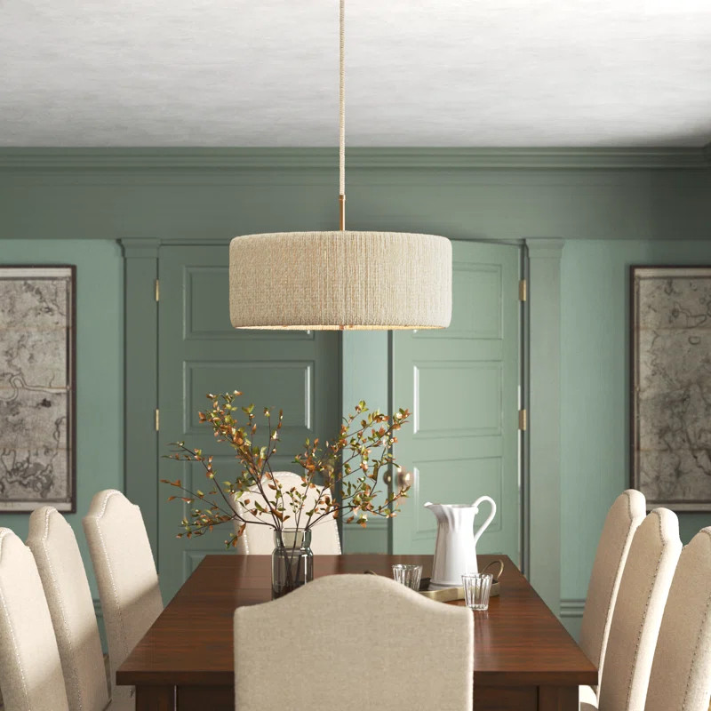 Abode 5 Light Metal Dimmable Drum Chandelier | Wayfair North America