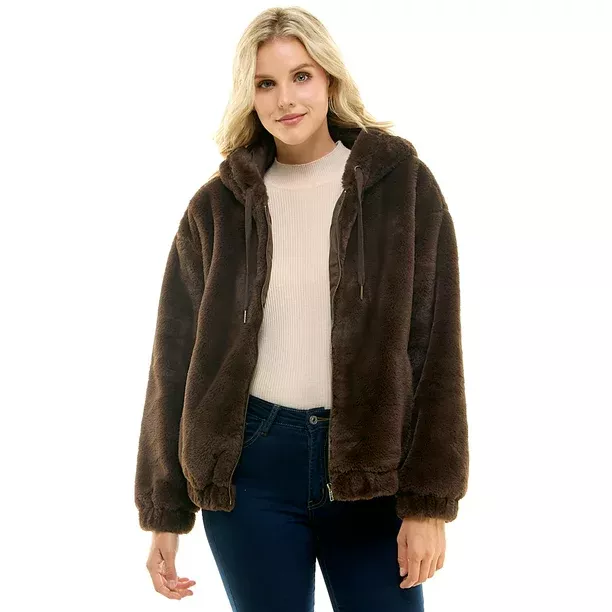 Time and shop tru fuzzy jacket