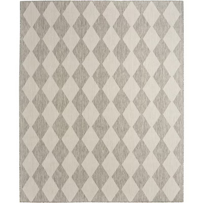 Nourison Positano Modern Diamond Outdoor Rug | Target