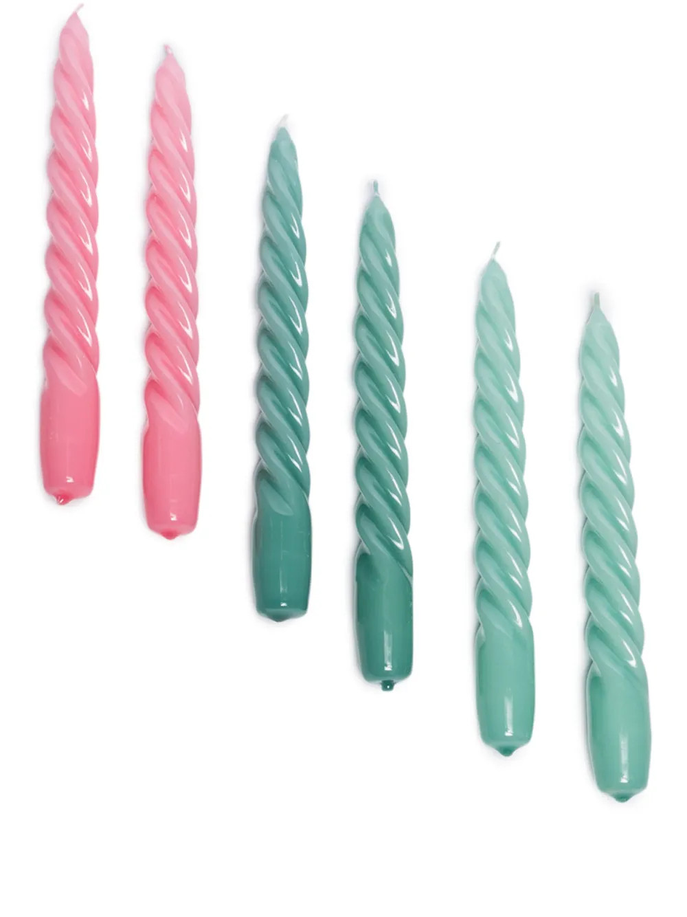 HAY Spiral Candles (set Of six) - Farfetch | Farfetch Global
