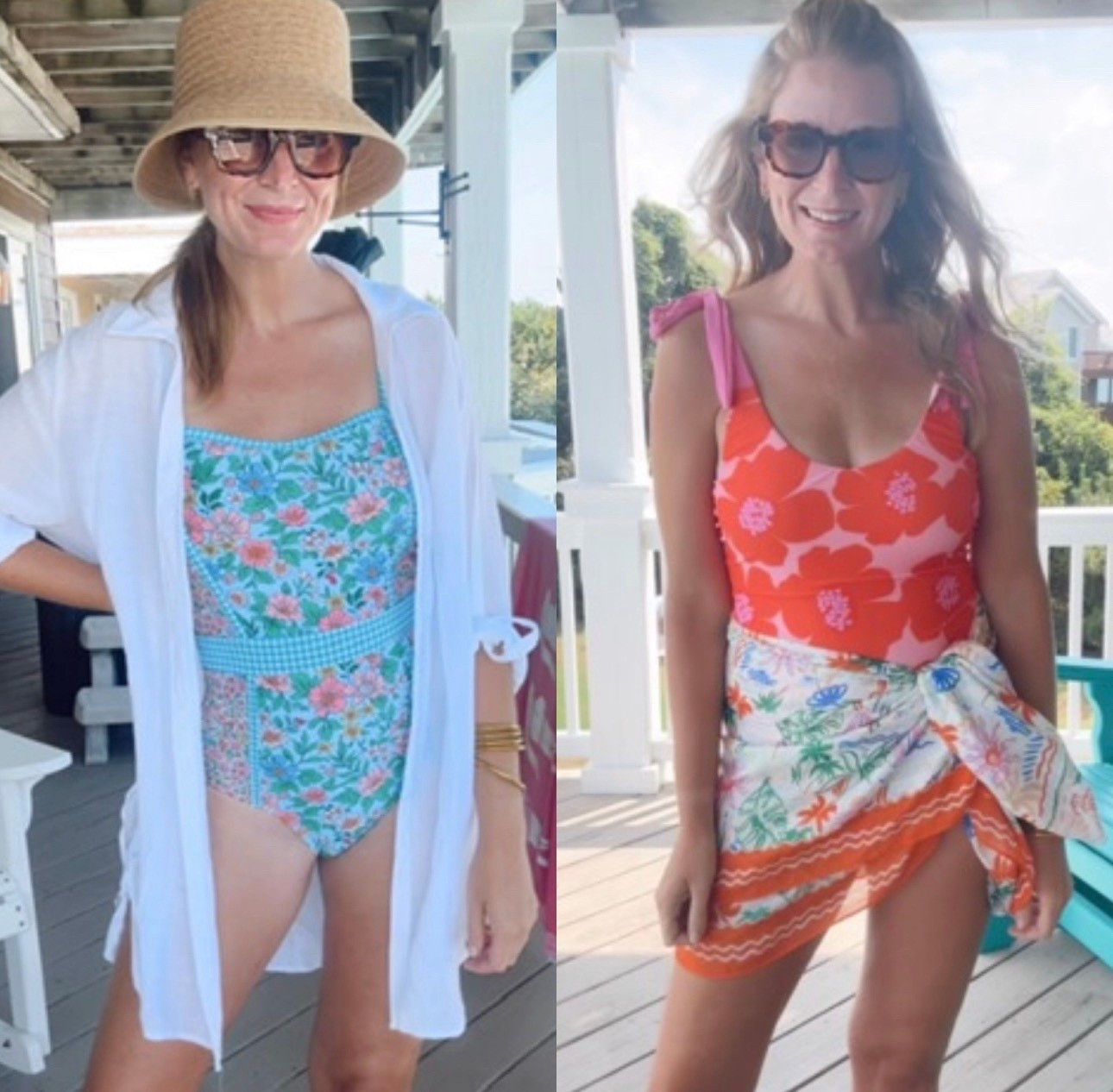 50% off one of my new favorite swimsuit brands!! Runs tts and full coverage! 
In a M. soo many cute patterns! 
#modestfashion #swimsuits