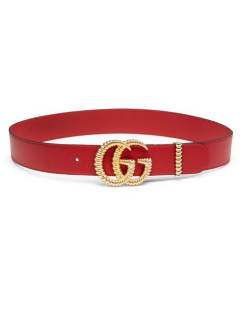 Gucci - Leather GG Moon Belt | Saks Fifth Avenue