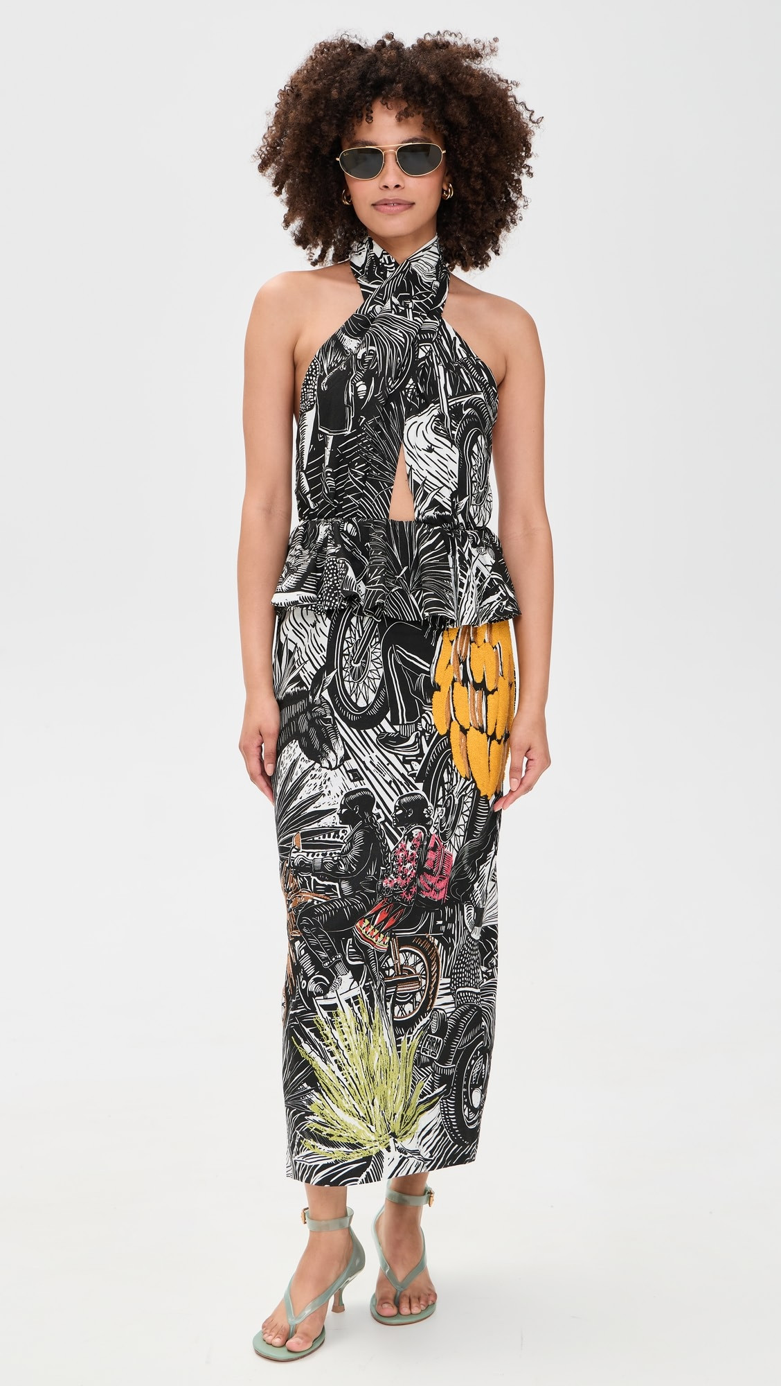 FARM Rio Ruta Beige Embroidered Maxi Dress | Shopbop | Shopbop