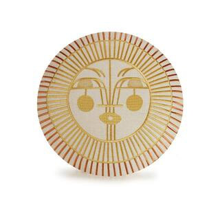 MAKERS COLLECTIVE Ayo Sunshine Embroidered 16in Round Pillow A044316GOZDE - The Home Depot | The Home Depot