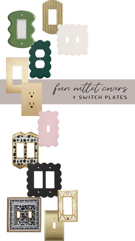Because shouldn’t the necessary things in your home also make a statement? 😜

Fun switch plates & outlet covers for all!



#LTKstyletip #LTKhome #LTKfindsunder50