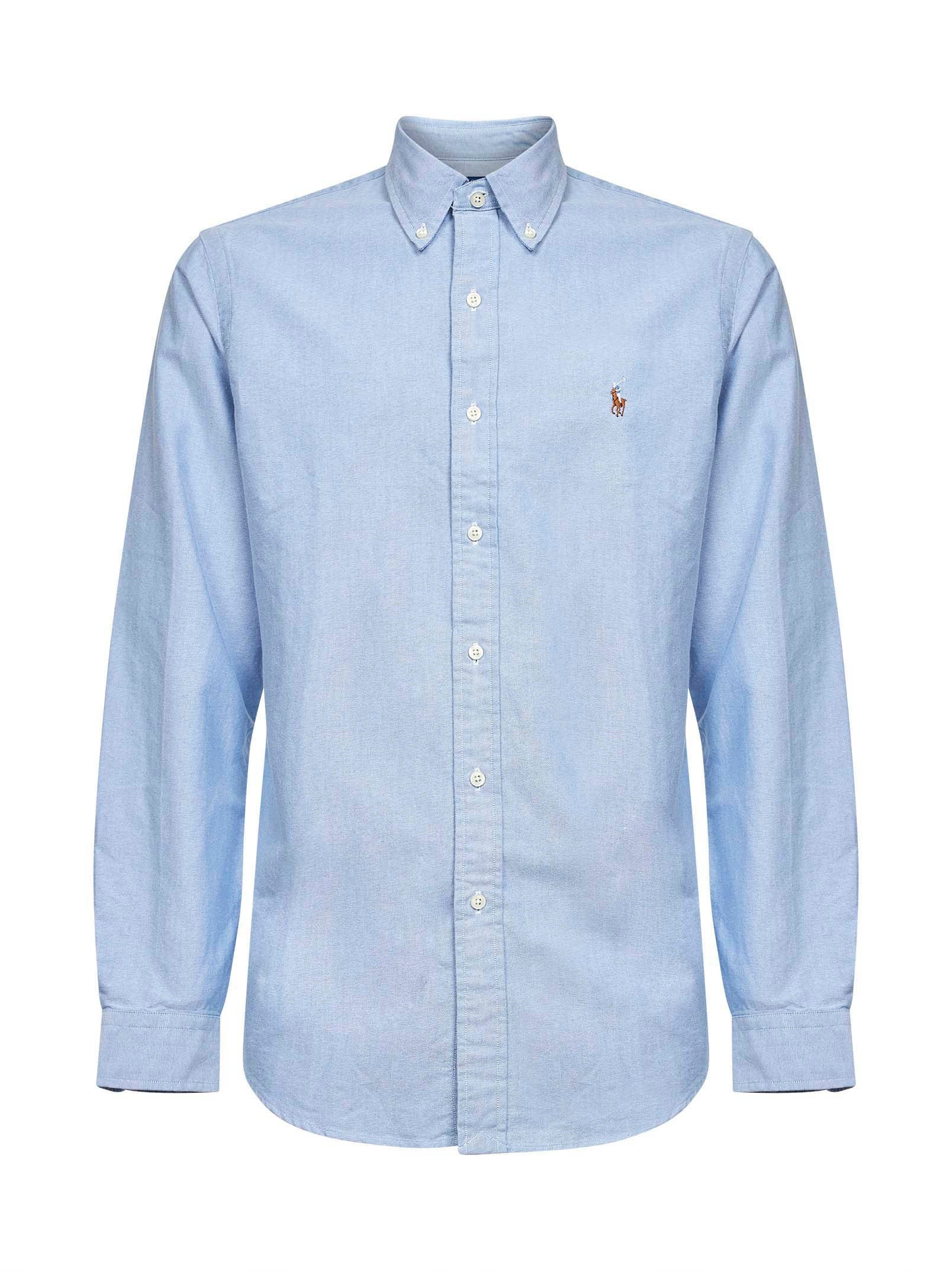 POLO RALPH LAUREN | Blue The Iconic Oxford shirt | Man | L | D'ANIELLO BOUTIQUE