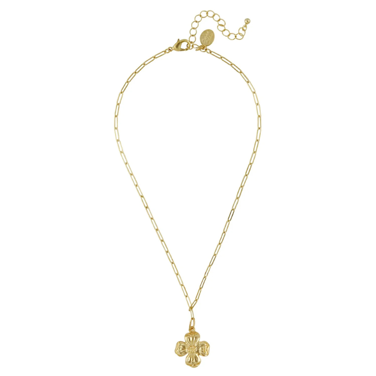 Dogwood Paperclip Necklace | Susan Shaw