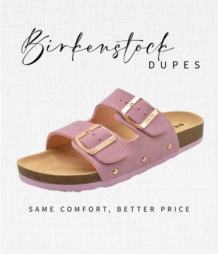 Birkenstock dupes 🤍