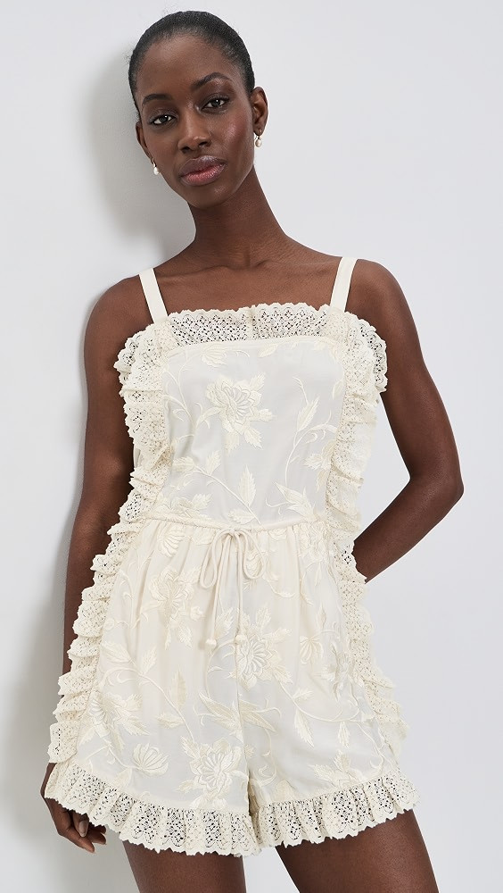Alina Lace Romper | Shopbop