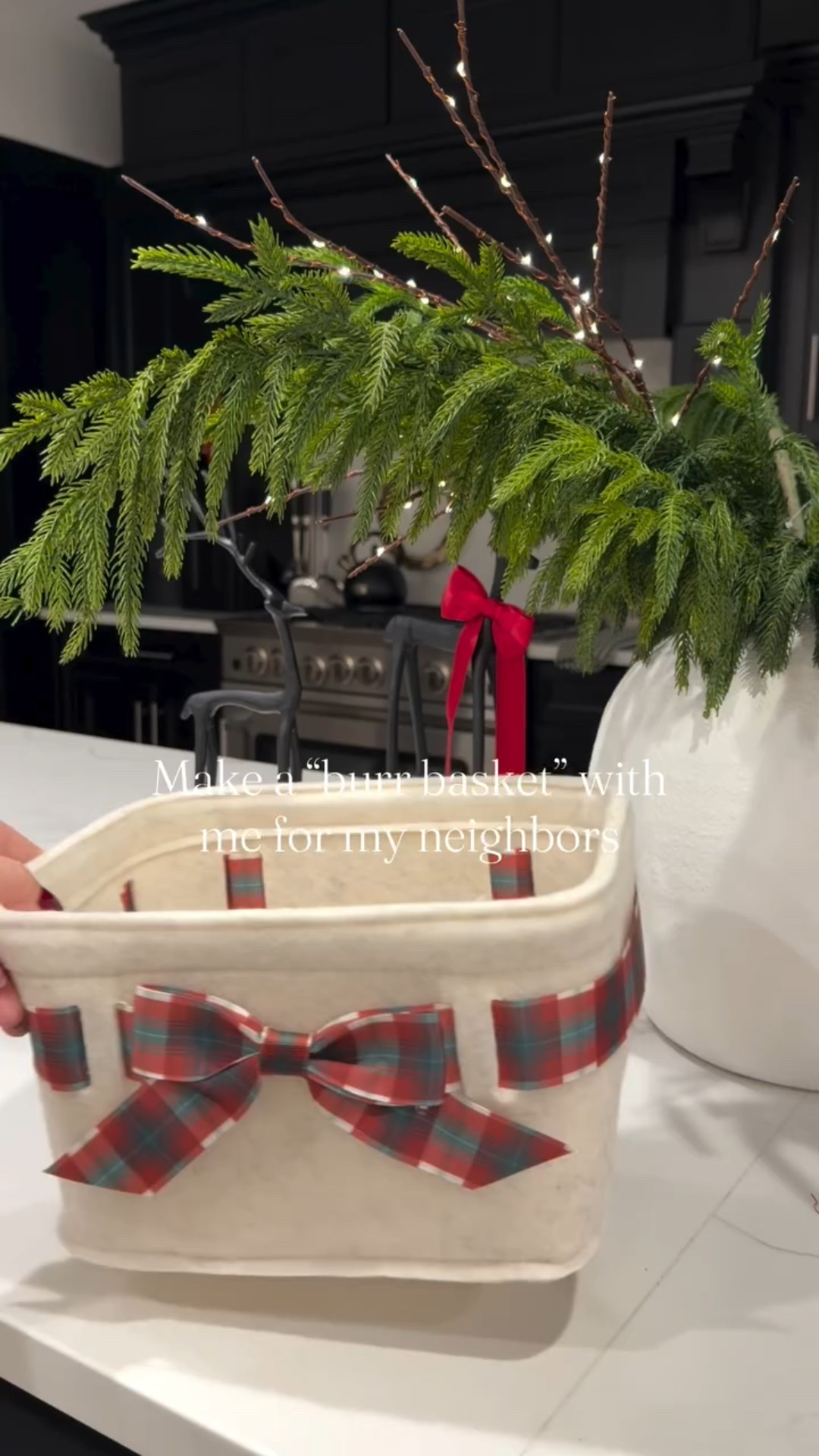 Make a burr basket with us for our neighbors! 🎀 Comment BURR BASKET for links to everything we put in!

The kids and I made these baskets for our neighbors last year too and they loved it! We wanted to continue spreading some Christmas cheer on our street and hope to inspire you to do the same.  We added some of our faves and for the neighbors with kids we added some kid friendly crafts, and gift cards for everyone! 

#burrbasket #christmasgifting #neighborgifts #christmascheer #christmasjoy