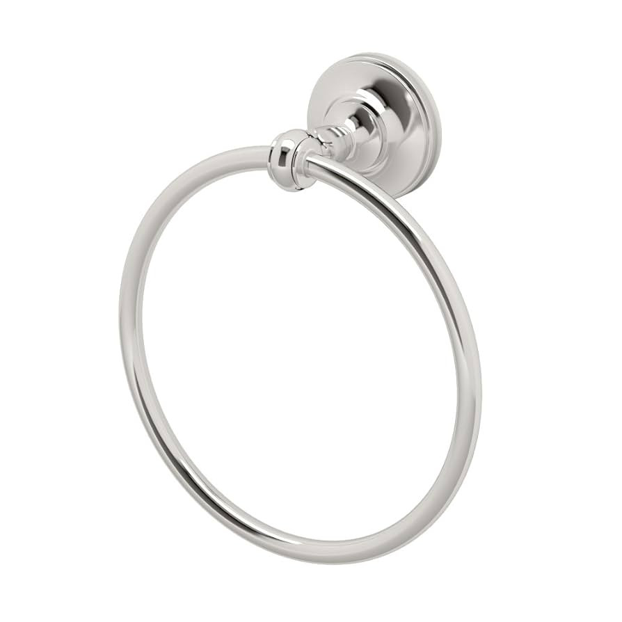 Gatco 4122 Tavern Towel Ring, Polished Nickel, 6.5" | Amazon (US)