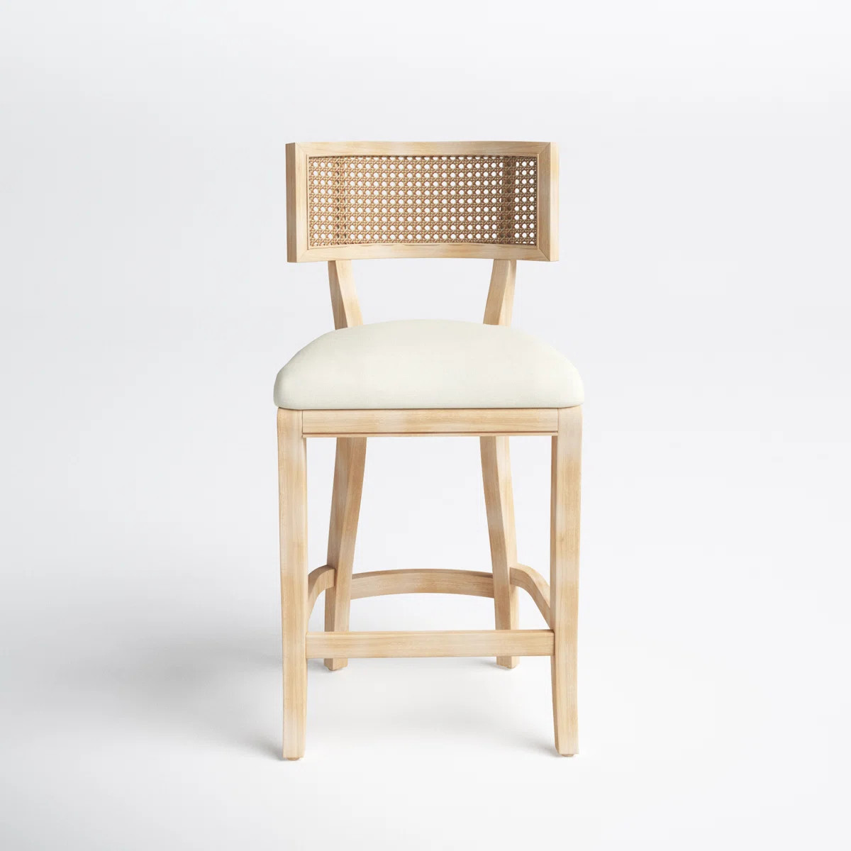 Upholstered Counter Stool with Solid Wood Frame | Wayfair North America
