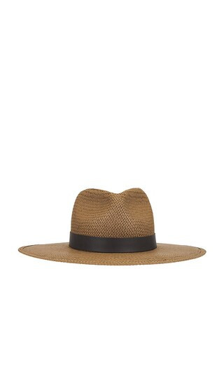 Janessa Leone Zoe Hat in Brown. - size M | Revolve Clothing (Global)