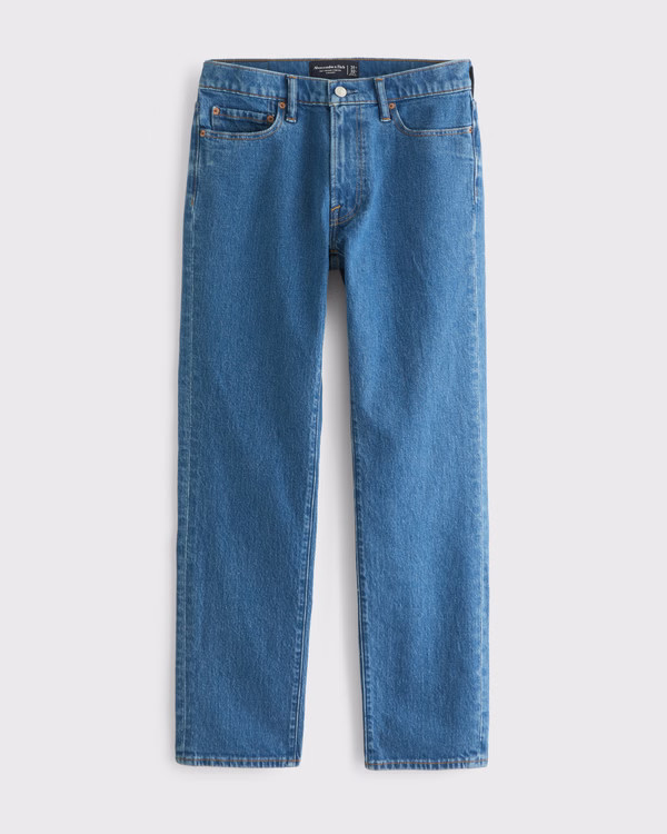 Men's 90s Straight Jean | Men's Bottoms | Abercrombie.com | Abercrombie & Fitch (US)