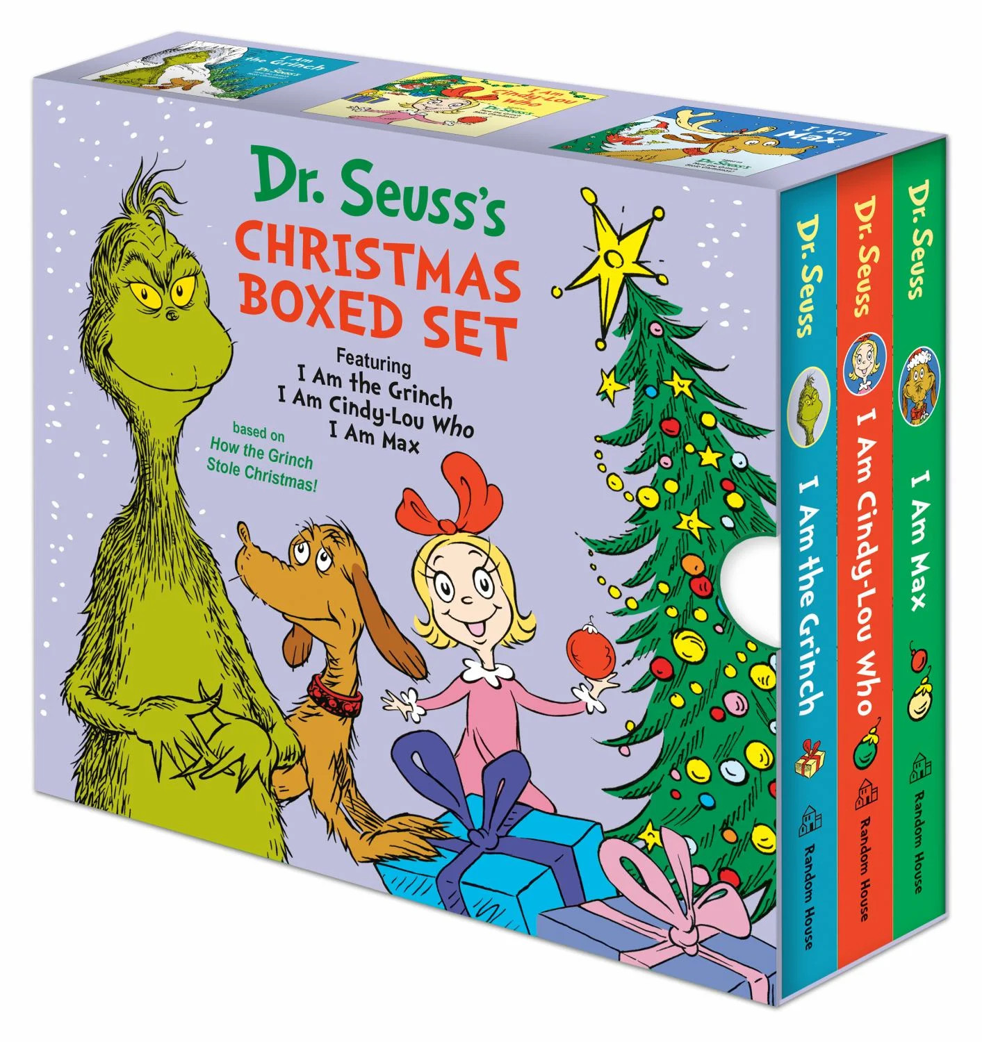 Dr. Seuss's Christmas 3-Book Boxed Set: I Am the Grinch, I Am Cindy-Lou Who; I Am Max: Based on H... | Walmart (US)