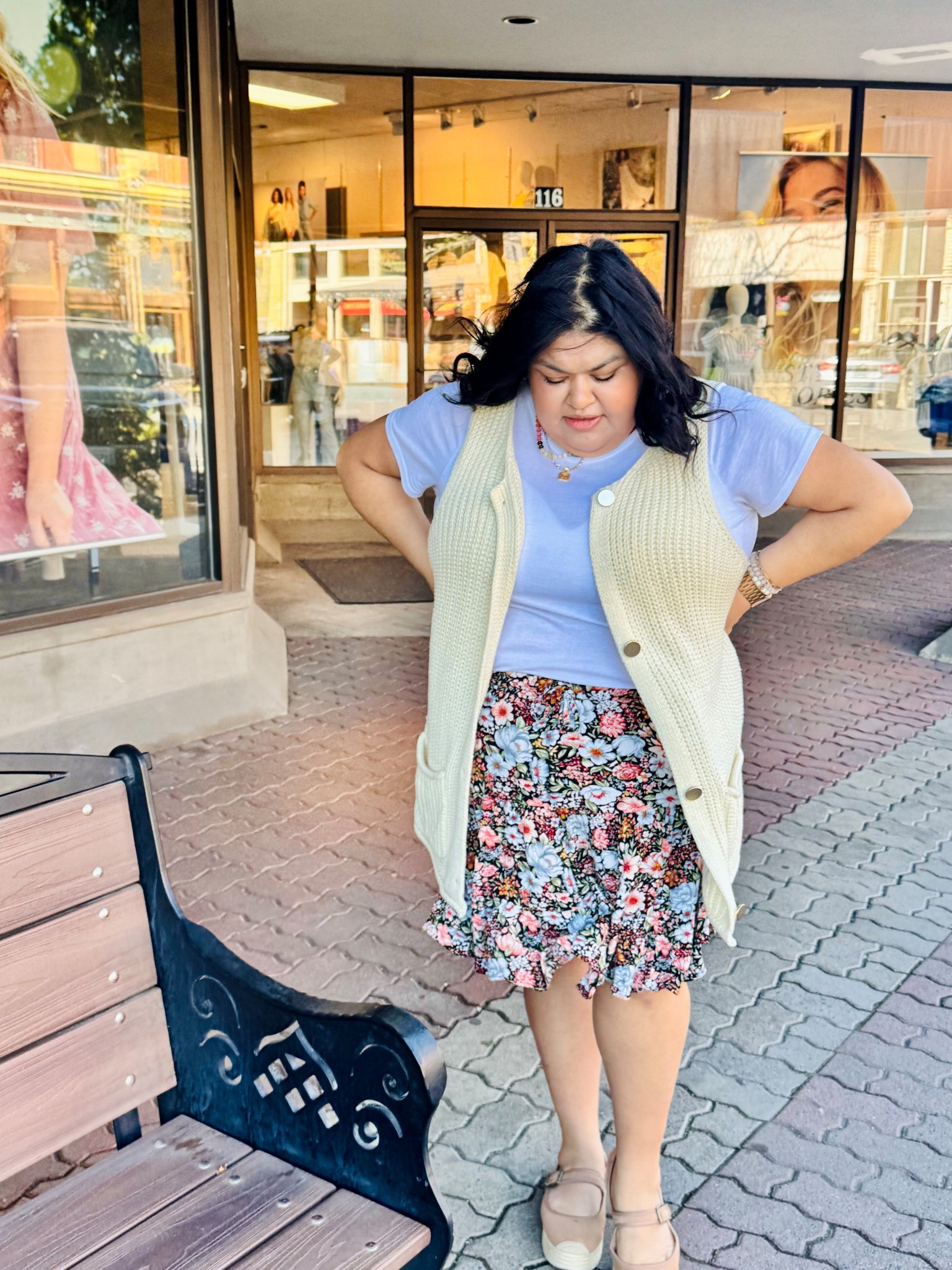 This skirt and vest combo 💋 @maurices 

#LTKSeasonal #LTKPlusSize #LTKootd