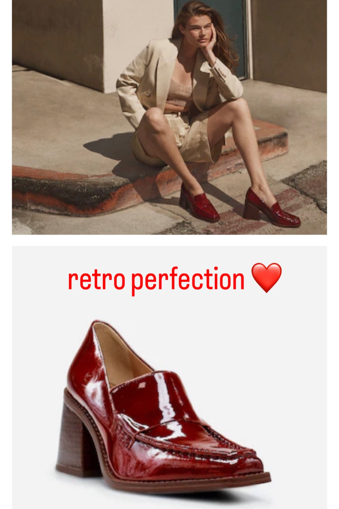 block heel Vince Camuto loafer 
love the retro vibe of these shoes 

#LTKstyletip #LTKover40 #LTKshoecrush