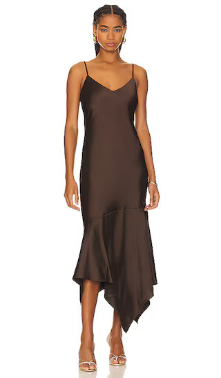 Lucille Slip Dress in Demitasse | Revolve Clothing (Global)