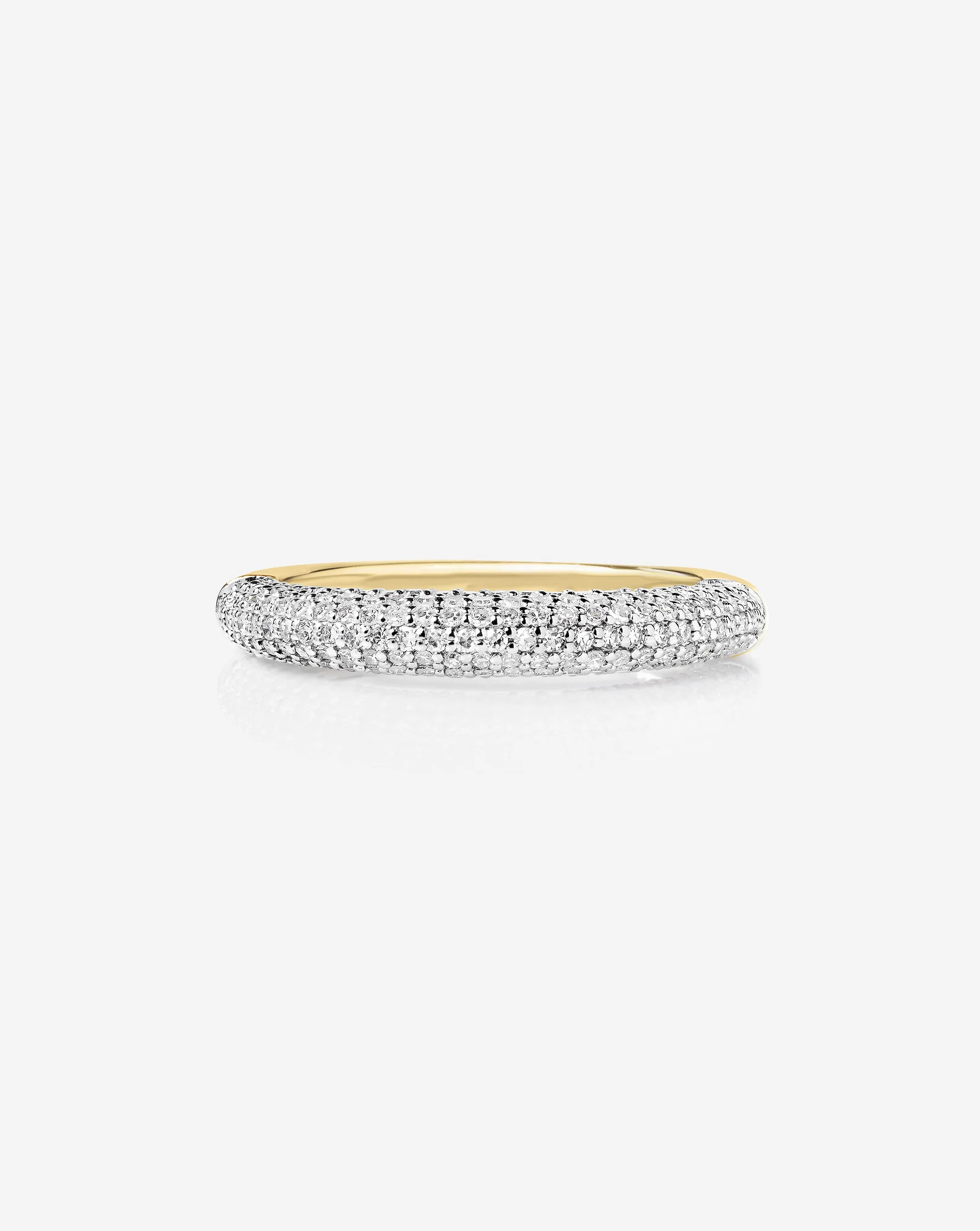 Petite Pavé Diamond Cloud Ring | Ring Concierge