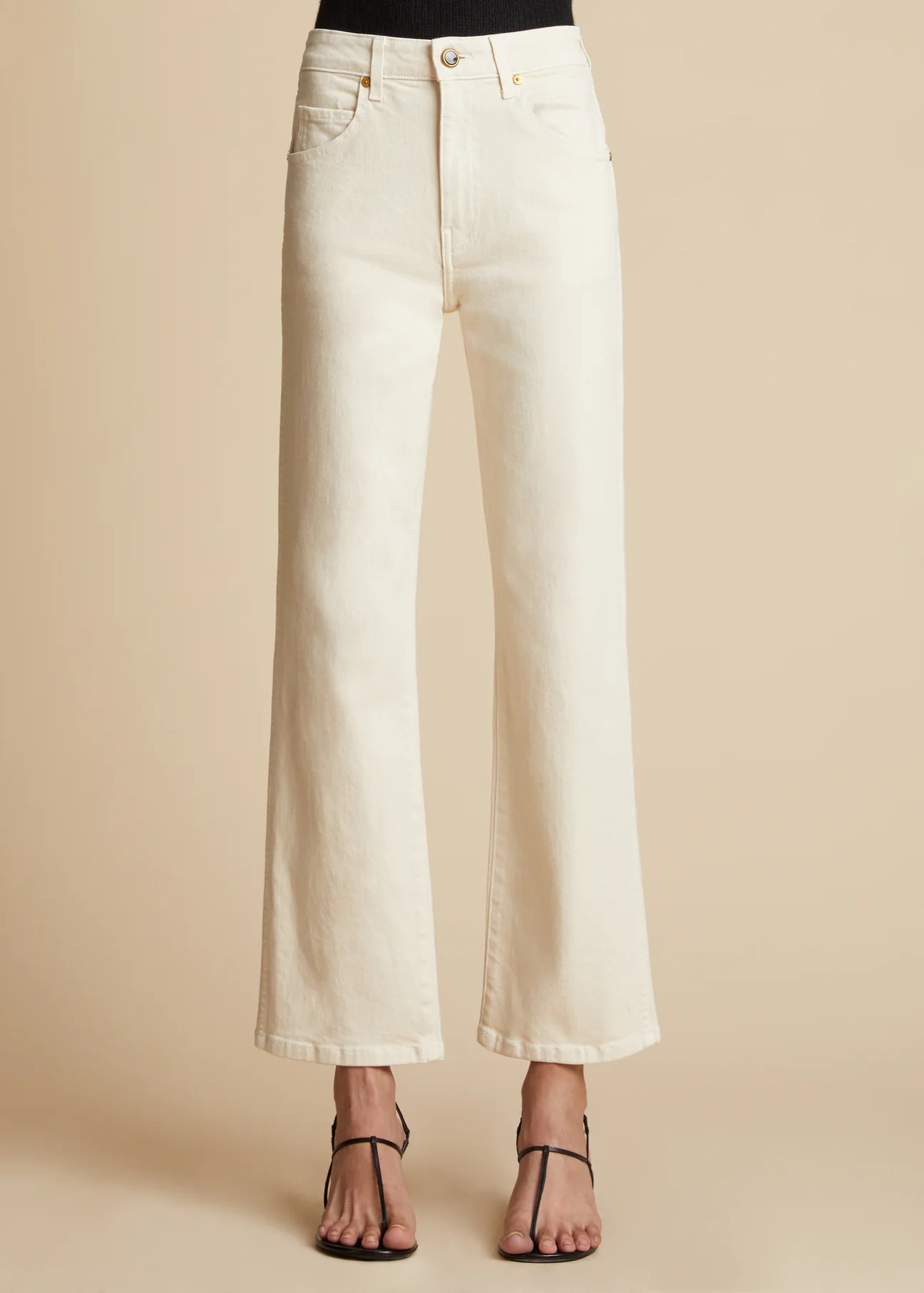 The Vivian Jean in Ivory | Khaite