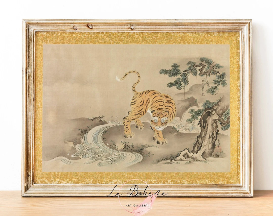 Chinese Wall Art Printable Printable Tiger Printable Asian - Etsy | Etsy (US)