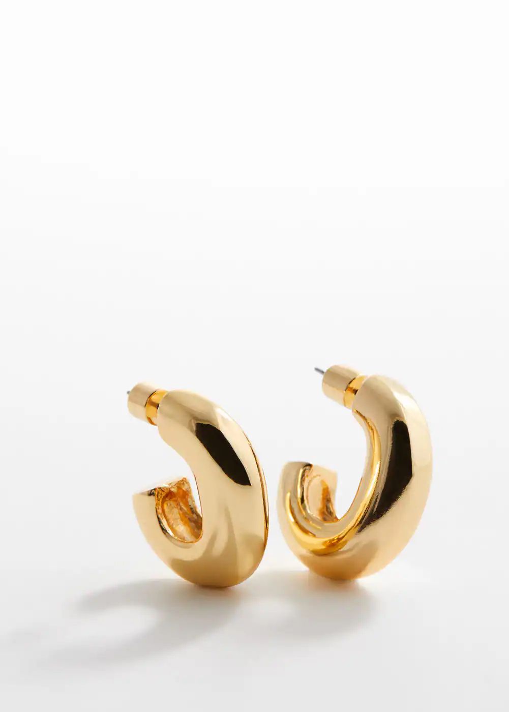 Volume hoop earrings -  Women | Mango USA | MANGO (US)