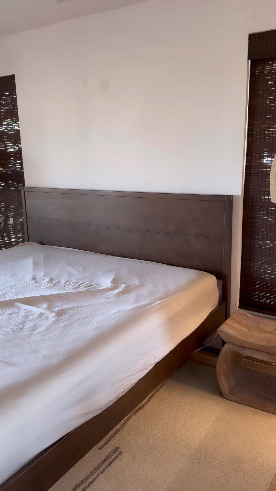 #ad my new solid wood bedframe from @plankandbeamfurniture!!! On sale for only $469 right now!!!! I cannot believe the price for a solid wood piece. Super simple and easy to follow assembly instructions. Very sturdy & amazing quality! I also love how high it is off the ground so we can have extra storage!

#LTKSaleAlert #LTKHome