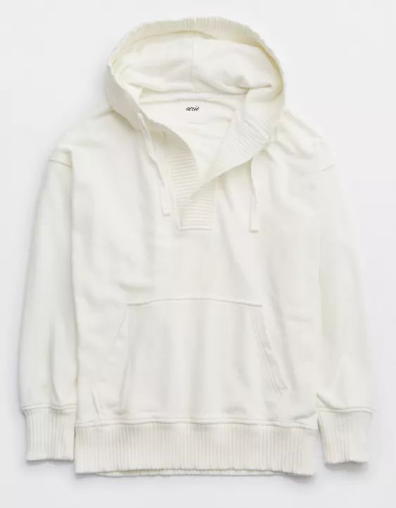 Aerie Down-To-Earth Henley Hoodie | Aerie