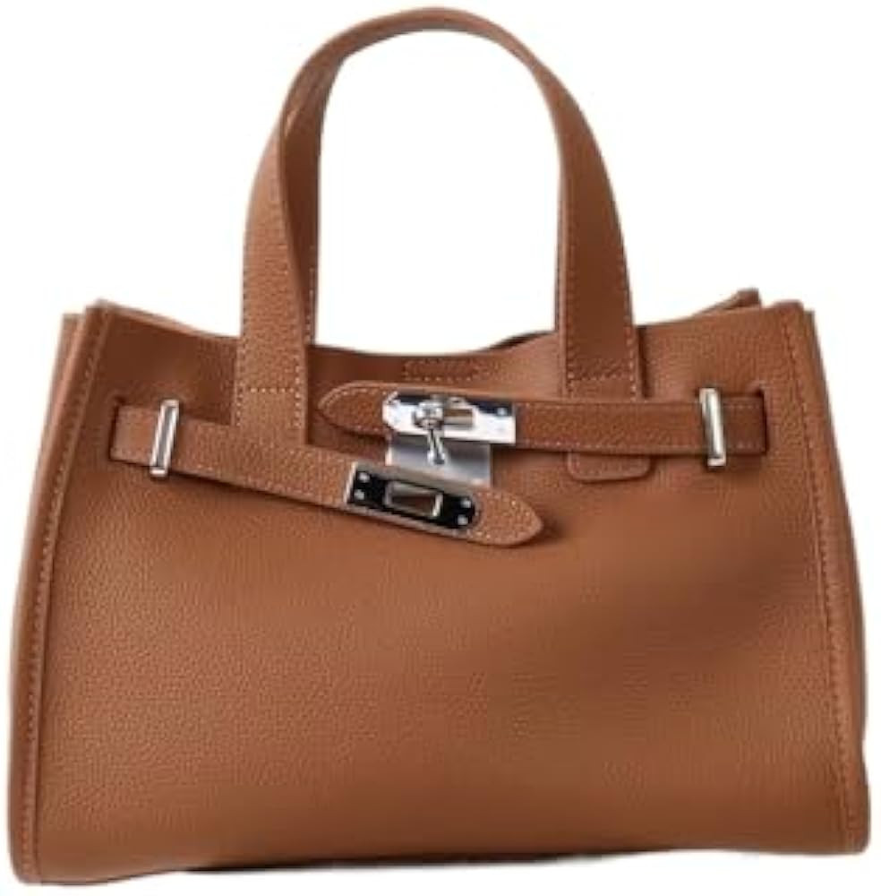 Leather Totes Handbag Shoulder Bag Sling Hobo Commuter Crossbody Bag Large Capacity Locker Versat... | Amazon (US)