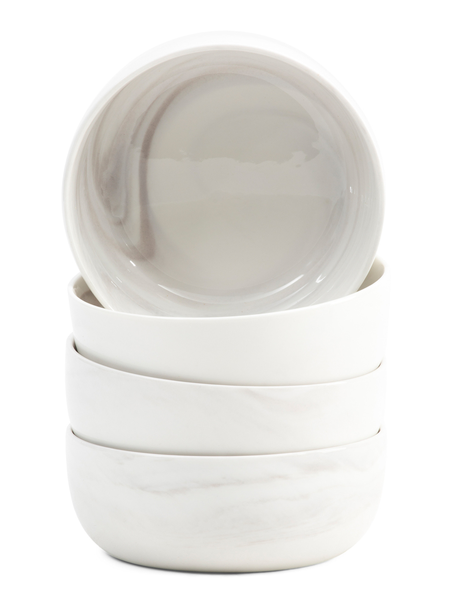 Set Of 4 Marble Look Porcelain Cereal Bowls | Kitchen & Dining Room | Marshalls | Marshalls