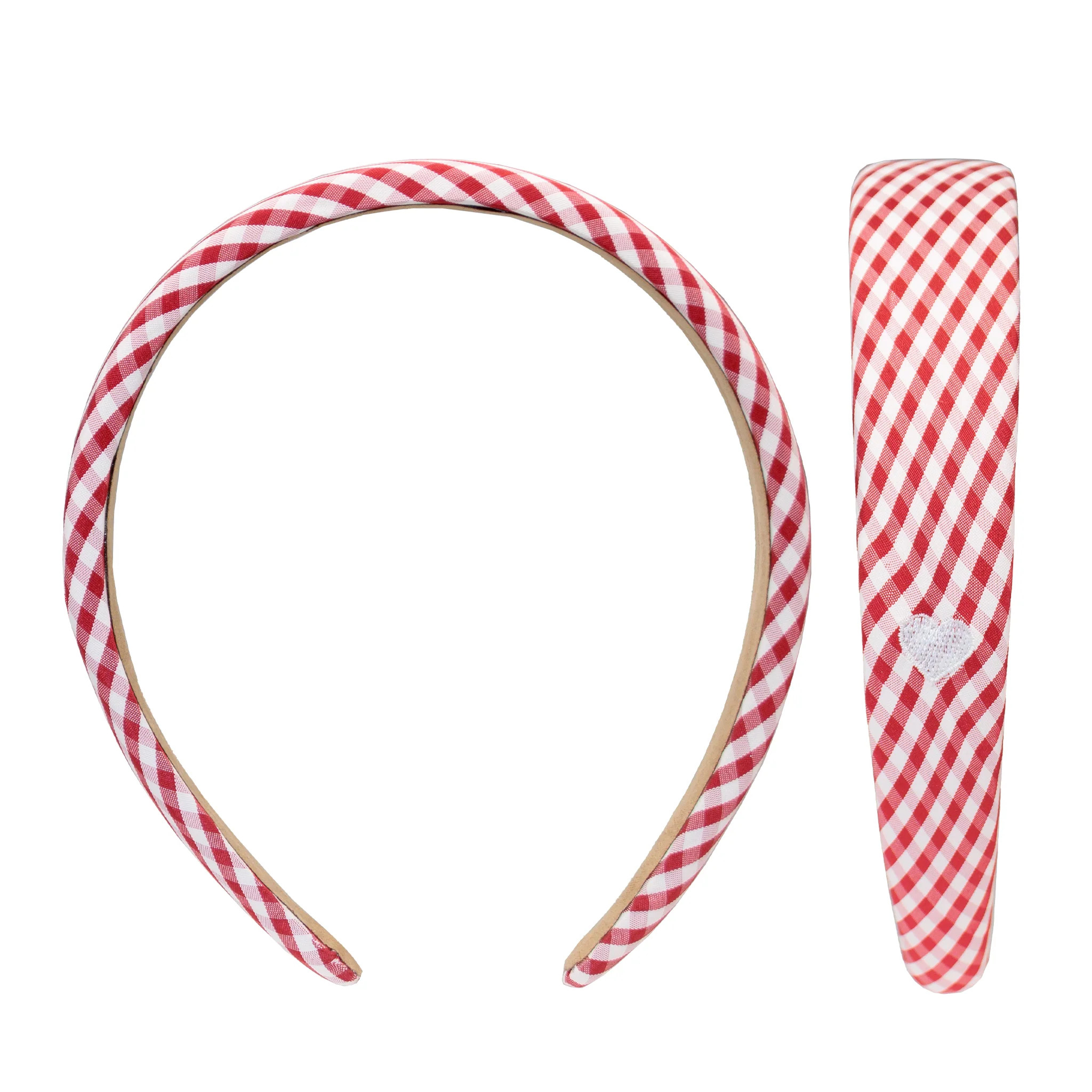 Halo Headband in Cherry Gingham | Emi Jay