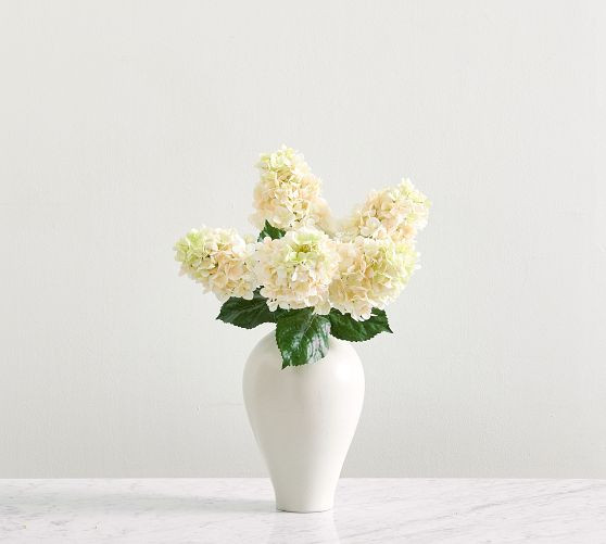 Faux Cream Cone Hydrangea Bundle | Pottery Barn (US)