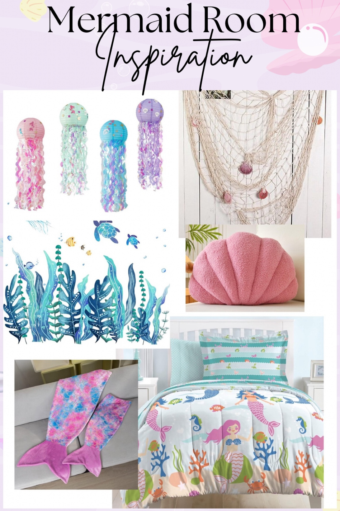 I’m surprising my daughter with a Mermaid room for her birthday! I will share the video when I set it all up but living everything I picked out. It’s all already arrived! 🧜🏼‍♀️

#LTKKids #LTKHome #LTKFamily