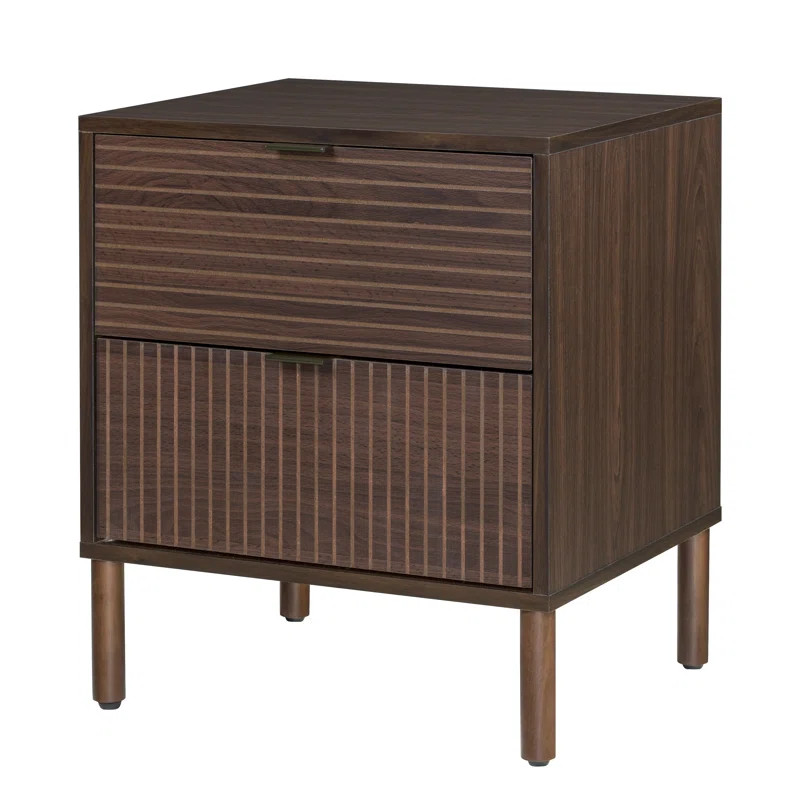 Merk Solid + Manufactured Wood Nightstand | Wayfair North America