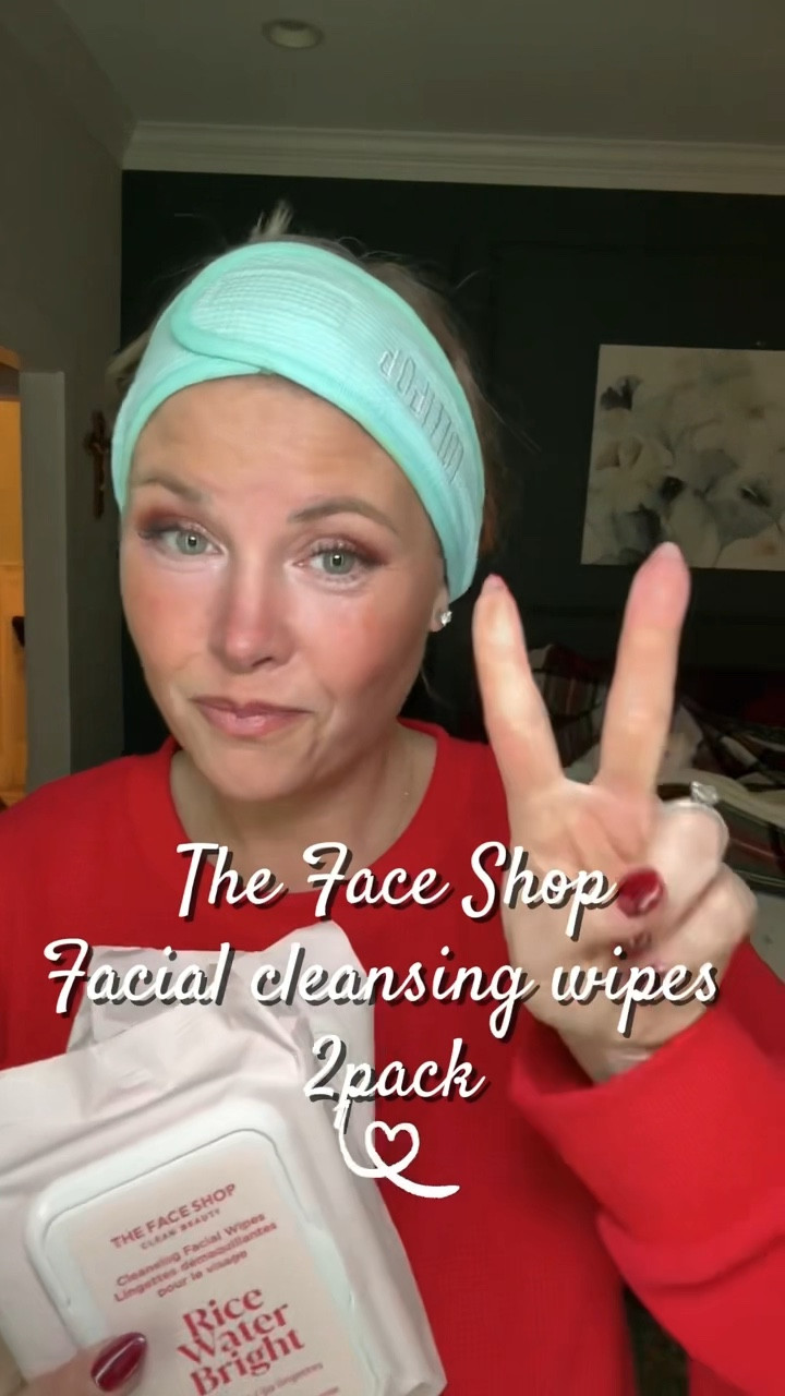 Fresh face in seconds ✨ These The Face Shop 2-Pack Facial Cleansing Wipes are my new go-to for quick makeup removal and a clean, hydrated feel. Stocking up ASAP! 🧖‍♀️🧼💦 #thefaceshop #facetheglow #cleansingwipes 

#LTKselfcare #LTKBeauty #LTKmorningroutine