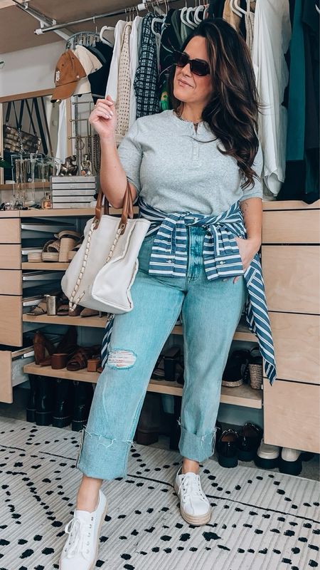Walmart spring fashion
Jeans - size 16
Grey top - size XL
Striped button down - size XL

#walmartfashion #walmartpartner

#LTKstyletip #LTKunder50 #LTKcurves