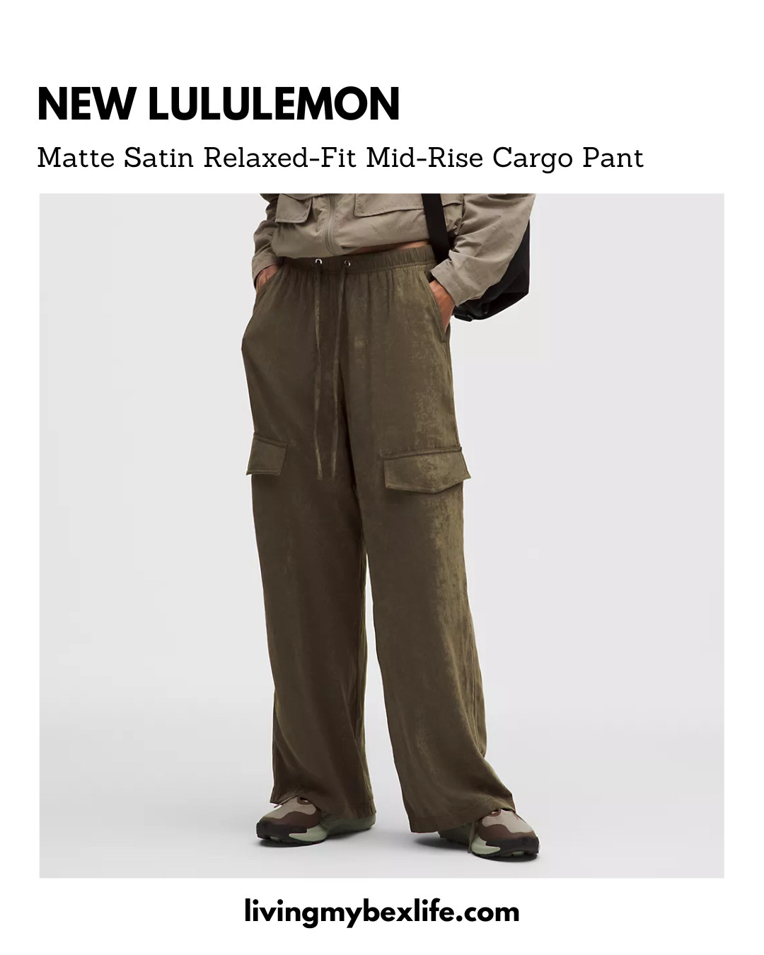 New lululemon Matte Satin Relaxed Fit Mid Rise Cargo Pant

baggy pants, baggy jeans, loose fitting 

 #LTKGiftGuide #LTKootd #LTKActive