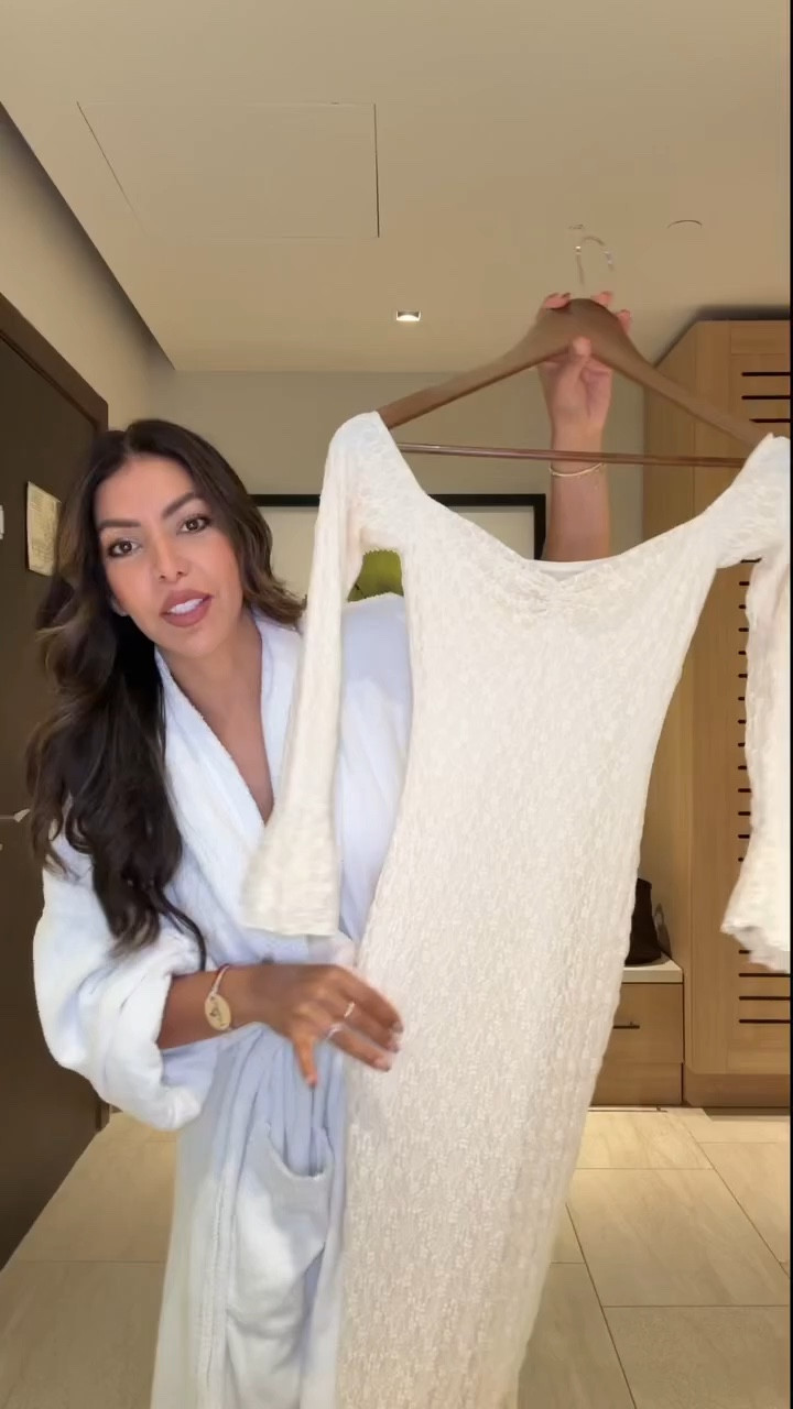 The perfect white maxi dress for vacation! 🤍 This dress would also be great for my brides to be! 

White dress - wearing size small 

White maxi dress, off the shoulder dress, lace maxi dress, bride to be outfits, bride to be dresses

#LTKootd #LTKgrwm #LTKSeasonal