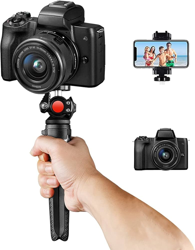 Camera Mini Tripod, Etour Lightweight Vlog Tripod Holder, Adjustable [Stable Handheld Vlogging Tr... | Amazon (US)
