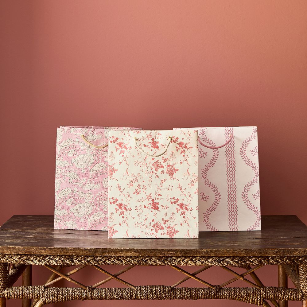 Handmade Recycled Gift Bag, Set of 3 | GreenRow