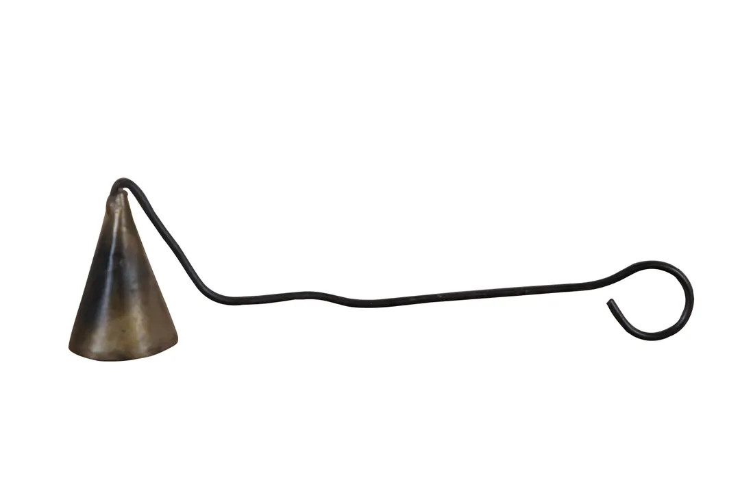 Antique Early American Tin Wrought Iron Farmhouse Candle Snuffer Bell 10" - Etsy | Etsy (US)